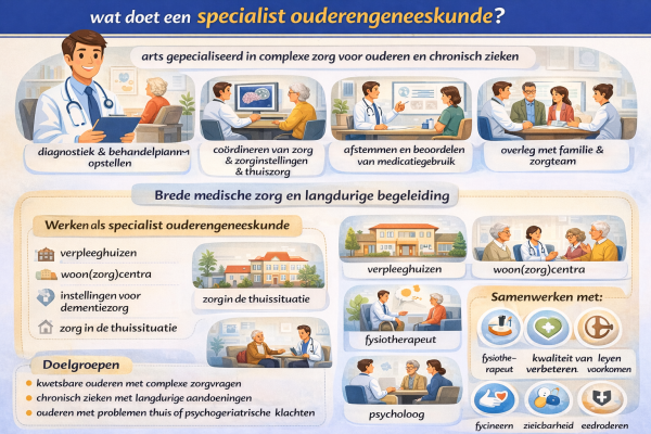 Wat doet een specialist ouderengeneeskunde